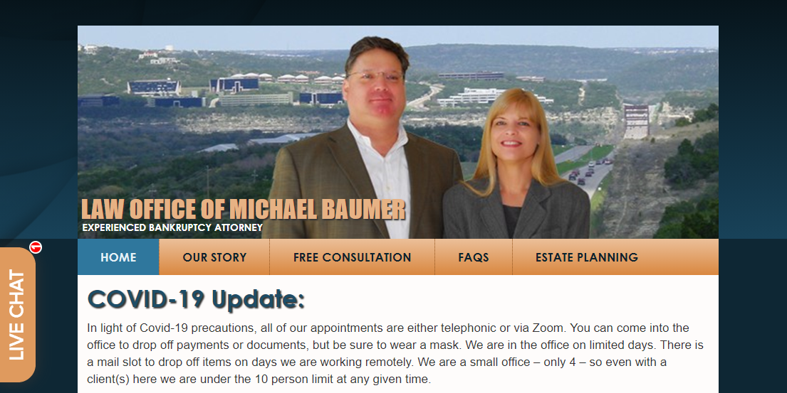 Law Office of Michael Baumer Austin, TX Office