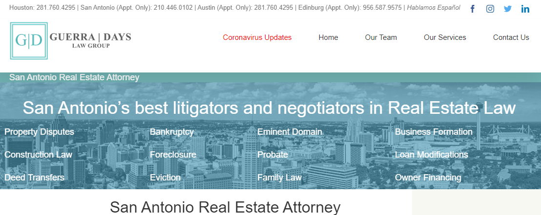 Guerra | Days Law Group San Antonio, TX Office