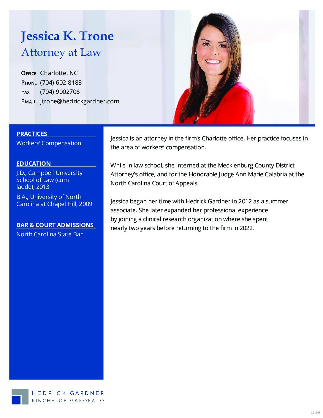 Cotney Law, LLP Charlotte, NC Office