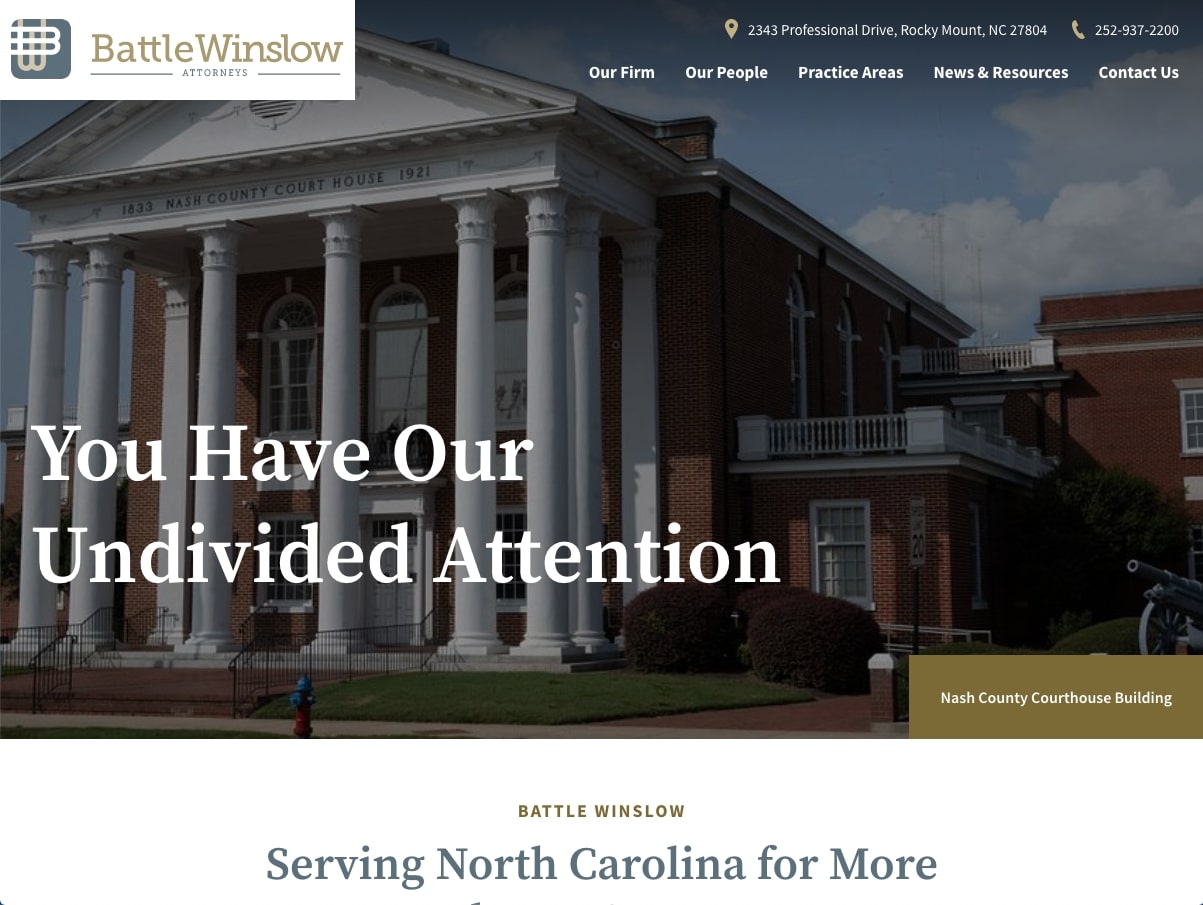 Battle Winslow Rocky Mount, NC Office