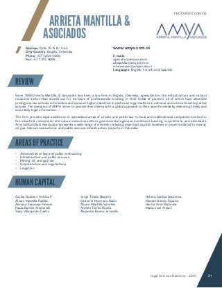 Arrieta Mantilla & Asociados Bogota, Colombia Office