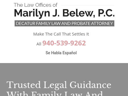 The Law Offices of Marilyn J. Belew, P.C Decatur, TX Office