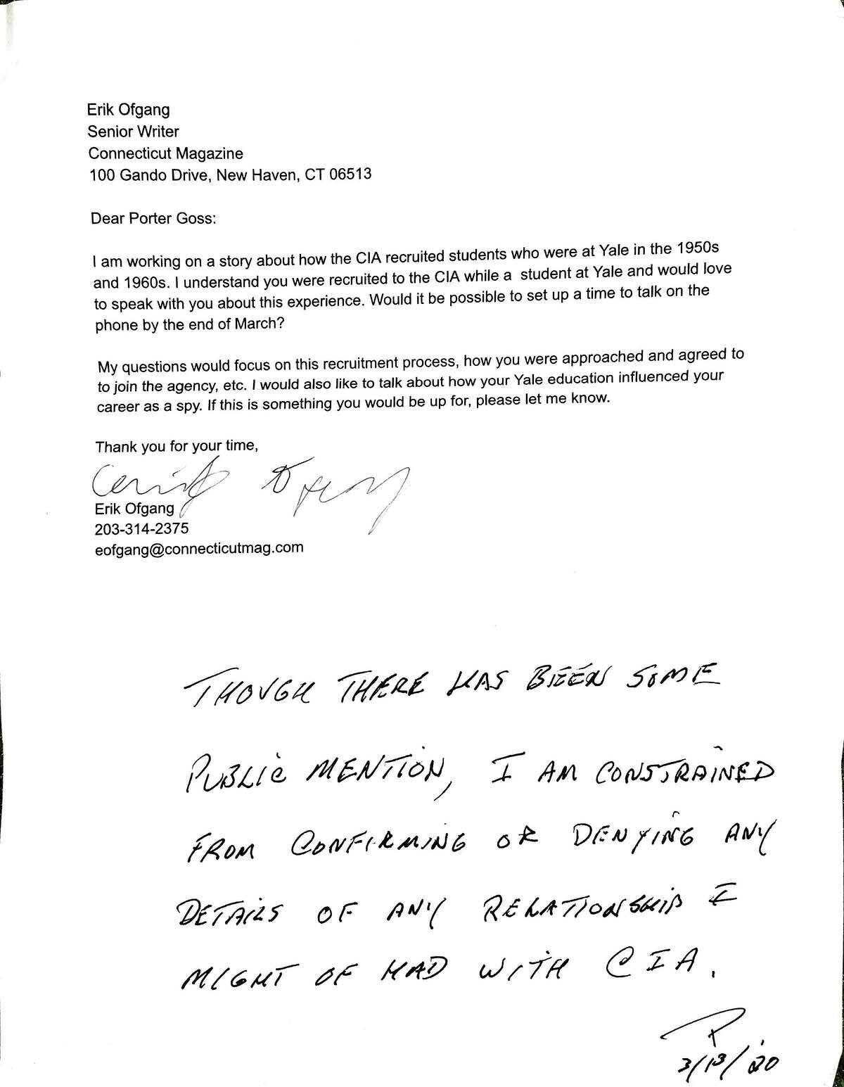 Beverly Hodgson New Haven,  Office