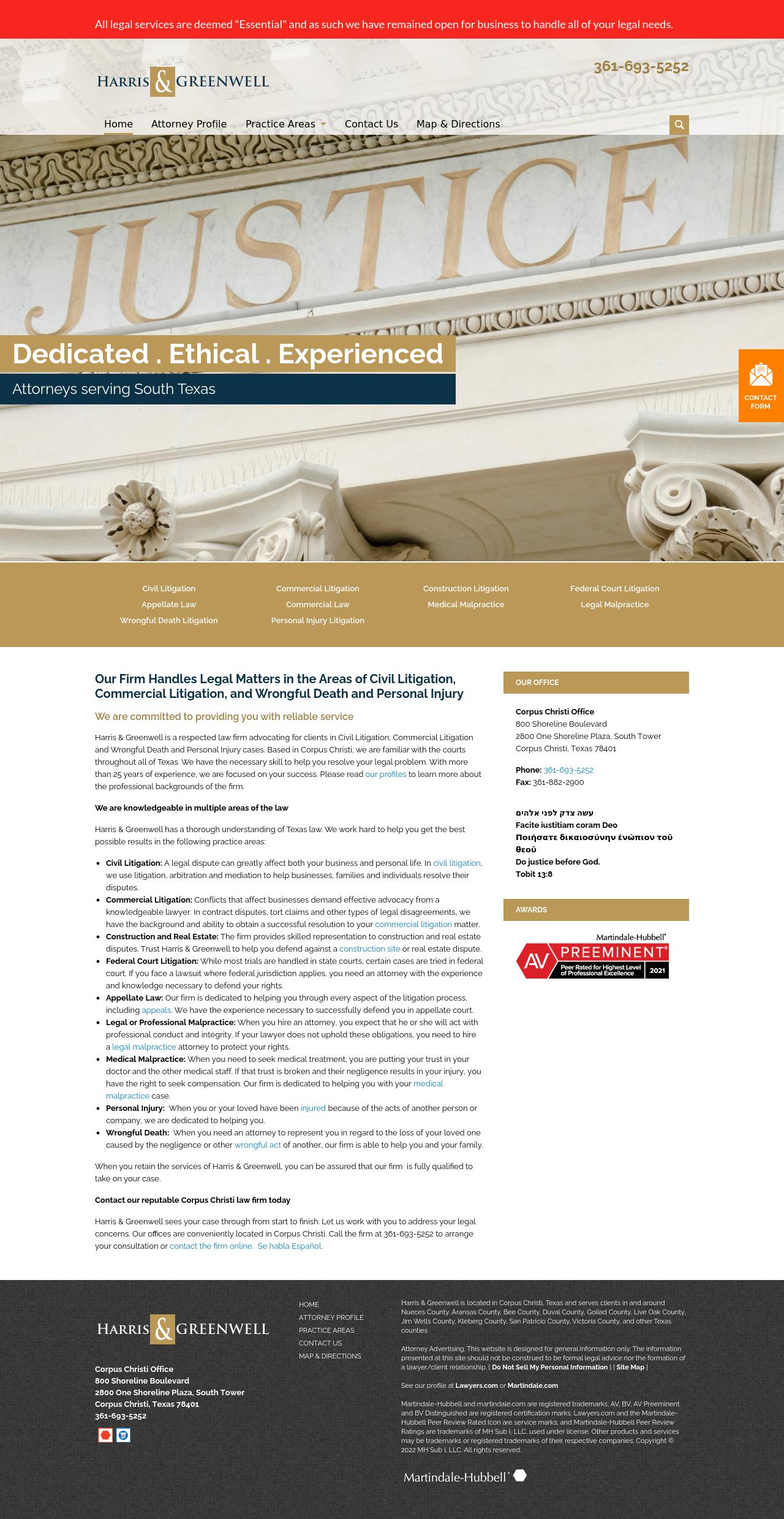 Harris & Greenwell Corpus Christi, TX Office