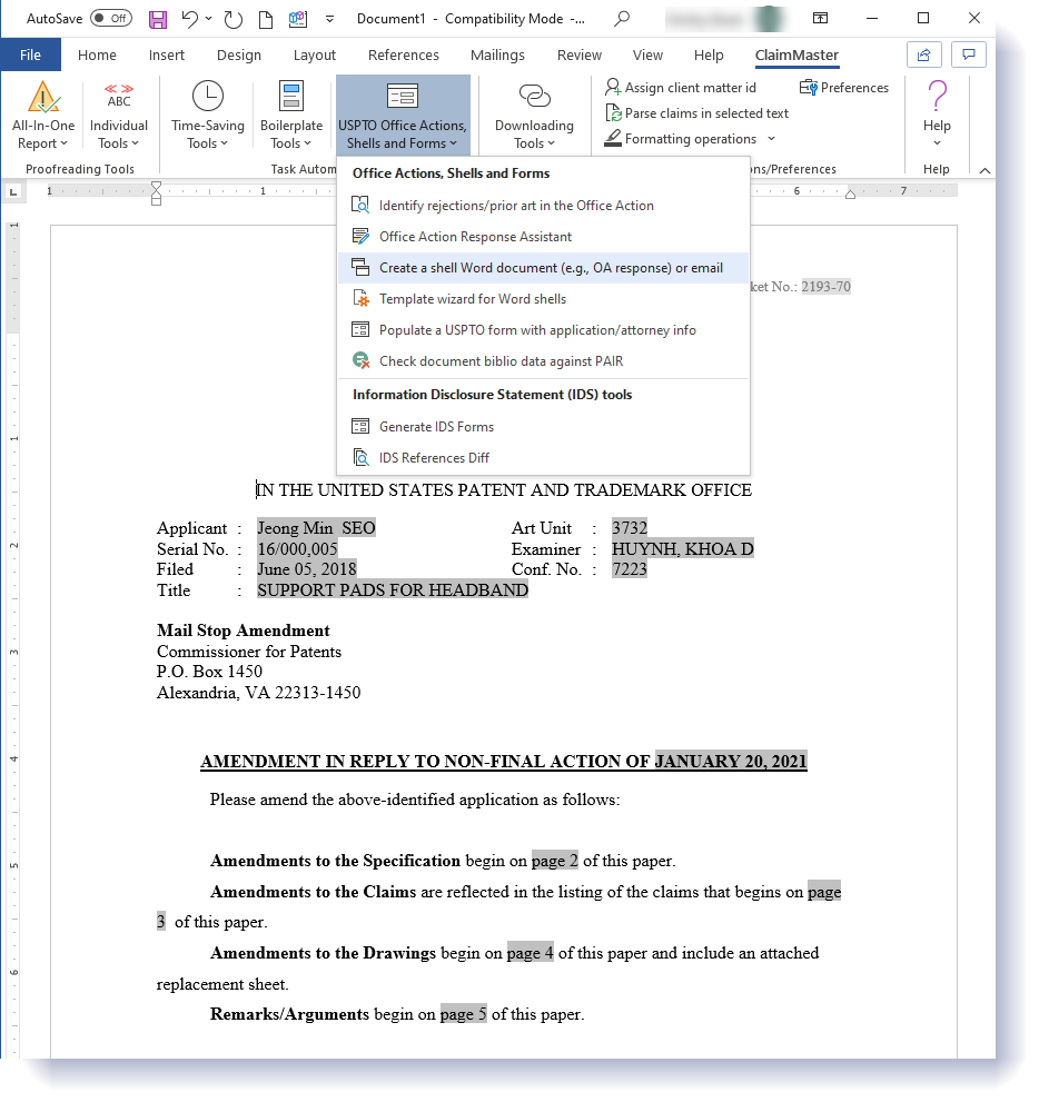 DiBerardino McGovern IP Group LLC Alexandria,  Office