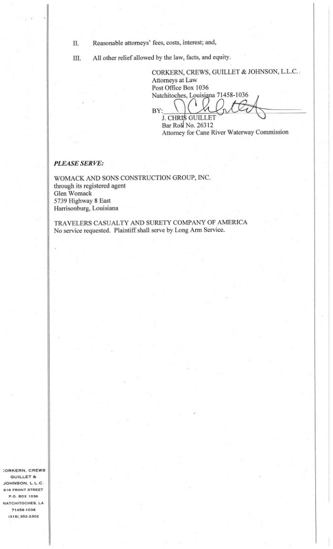 Corkern, Crews, Guillet & Johnson, LLC Natchitoches, LA Office