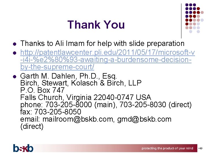 Birch, Stewart, Kolasch & Birch, LLP Falls Church, VA Office