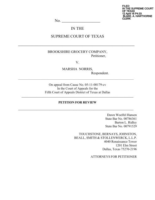 Touchstone Bernays Dallas, TX Office