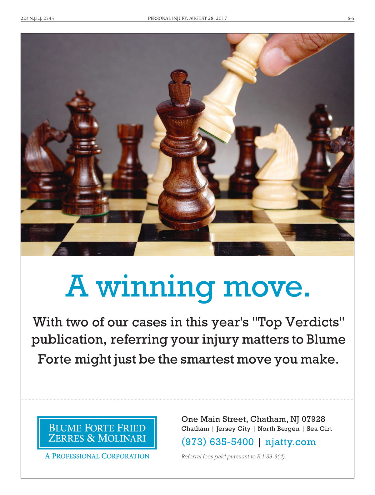 Blume Forte Fried Zerres & Molinari Chatham, NJ Office