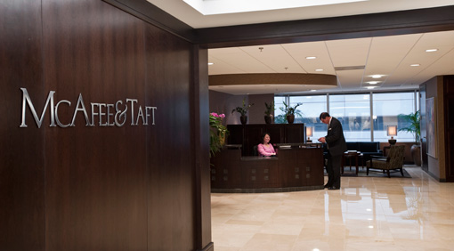 McAfee & Taft A Professional Corporation Oklahoma City, OK Office