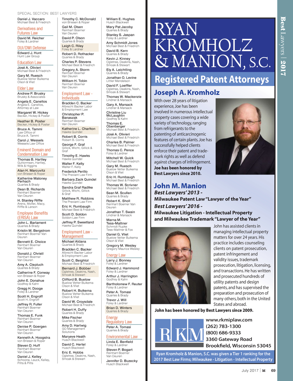 Albrecht Backer Labor & Employment Law, S.C Milwaukee, WI Office