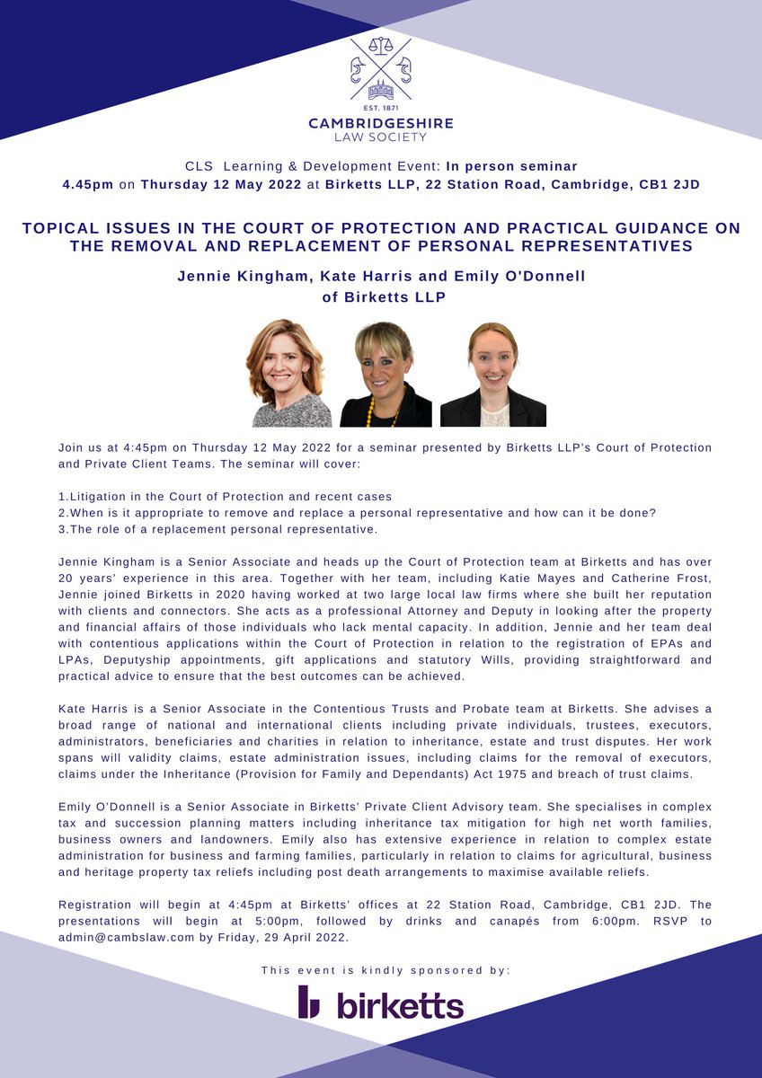 Birketts LLP Cambridge, United Kingdom Office