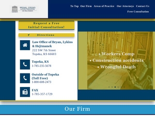 Law Office of Bryan, Lykins & Hejtmanek Topeka, KS Office