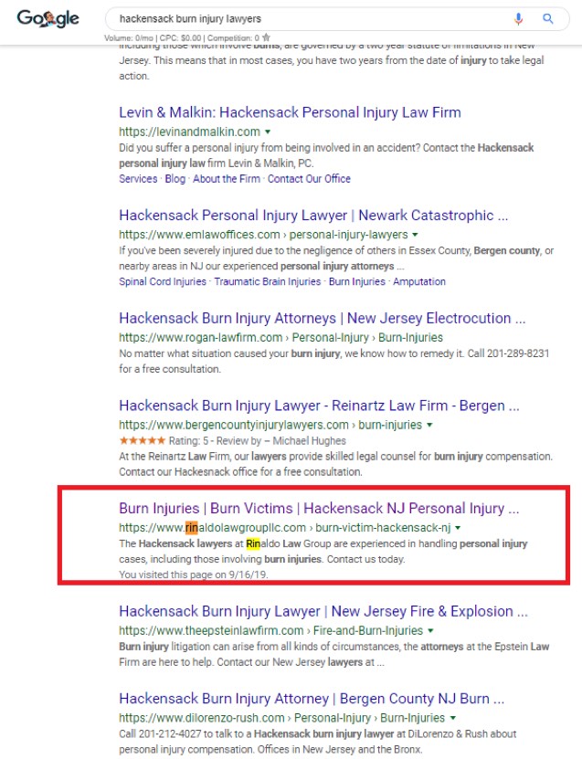 DiLorenzo & Rush Hackensack, NJ Office