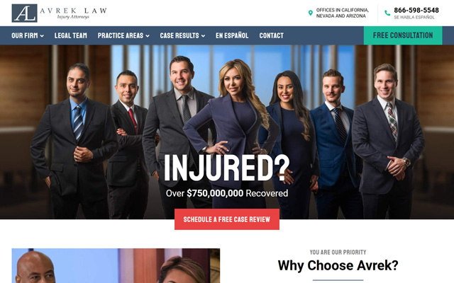 Avrek Law Firm Newport Beach, CA Office