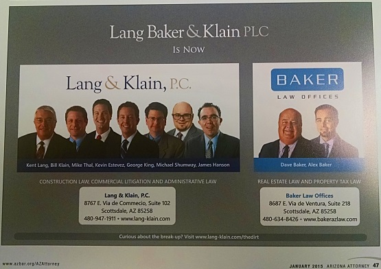 Lang & Klain, PC Scottsdale,  Office