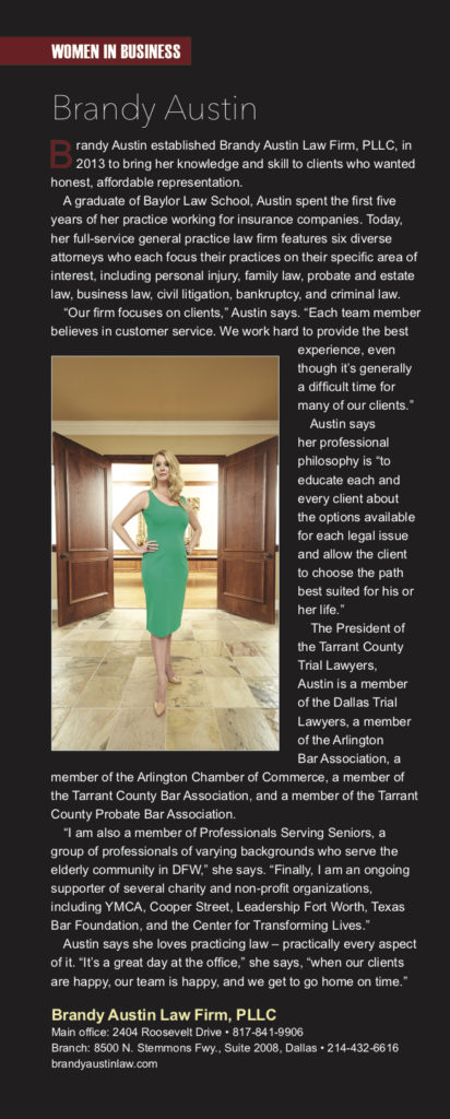 Brandy Austin Law Firm, PLLC Arlington, TX Office