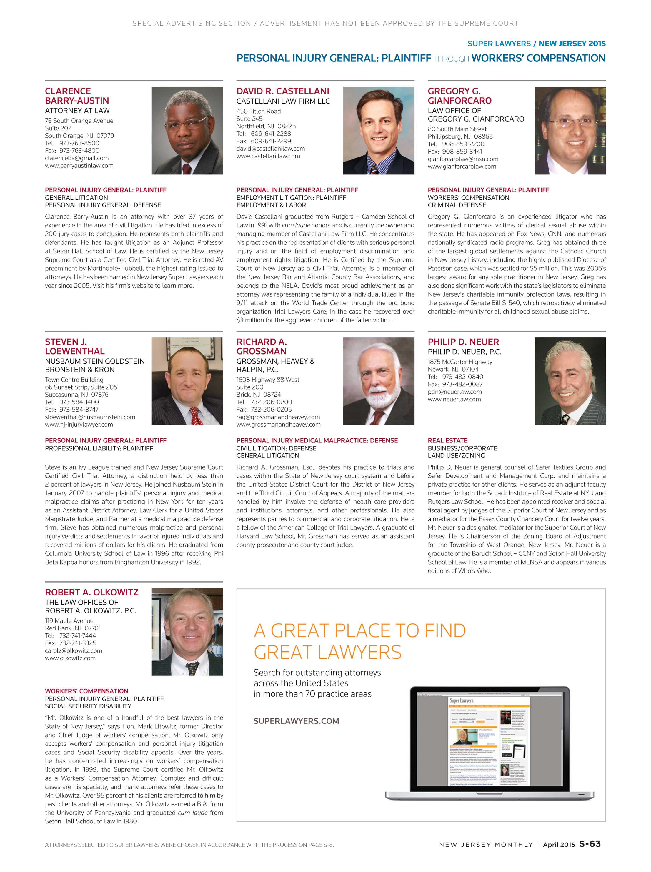 Sokol, Behot & Fiorenzo Hackensack, NJ Office