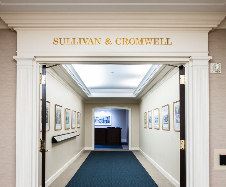 Sullivan & Cromwell LLP New York City, NY Office