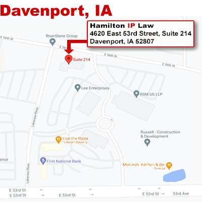 Hamilton IP Law, PC Davenport, IA Office