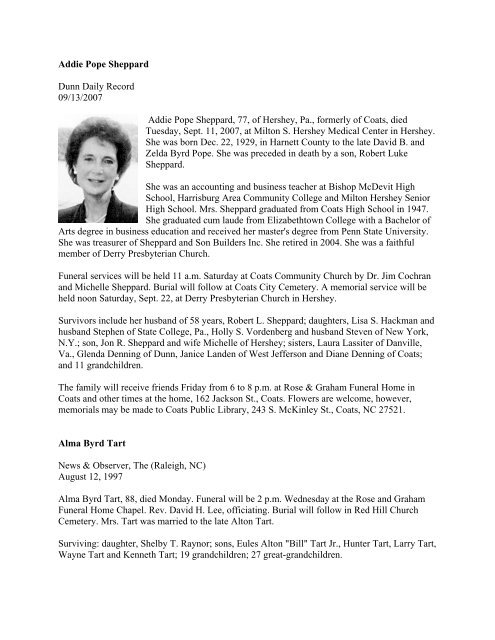 Hardison & Cochran Dunn, NC Office