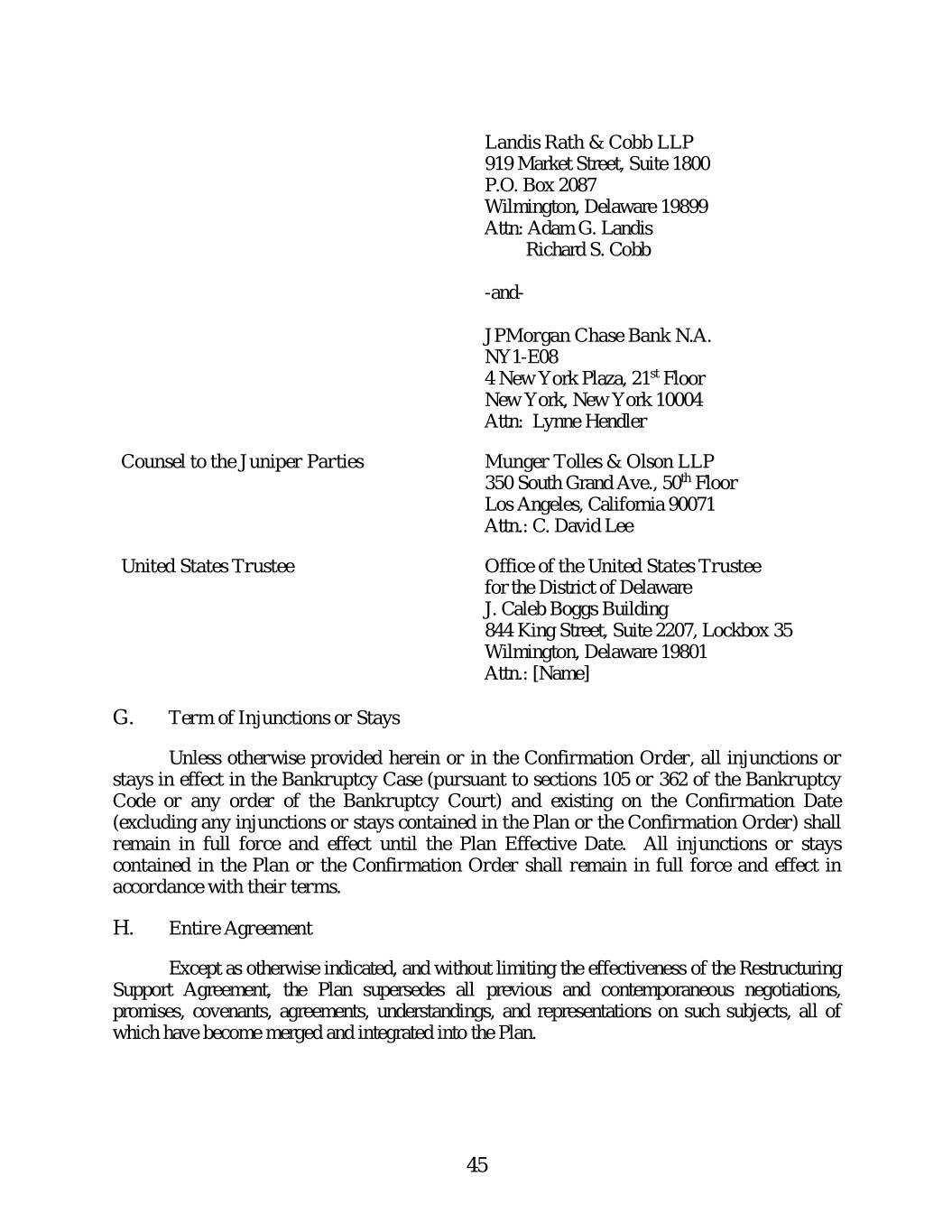 Landis Rath & Cobb LLP Wilmington, DE Office