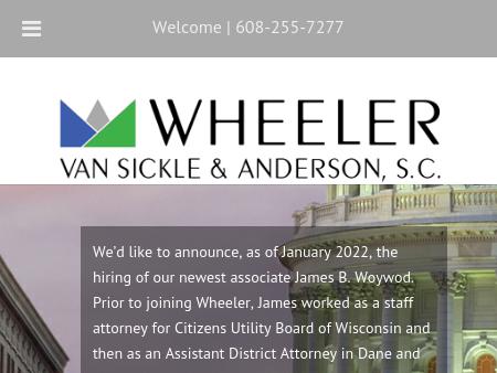 Wheeler, Van Sickle & Anderson, SC Madison, WI Office