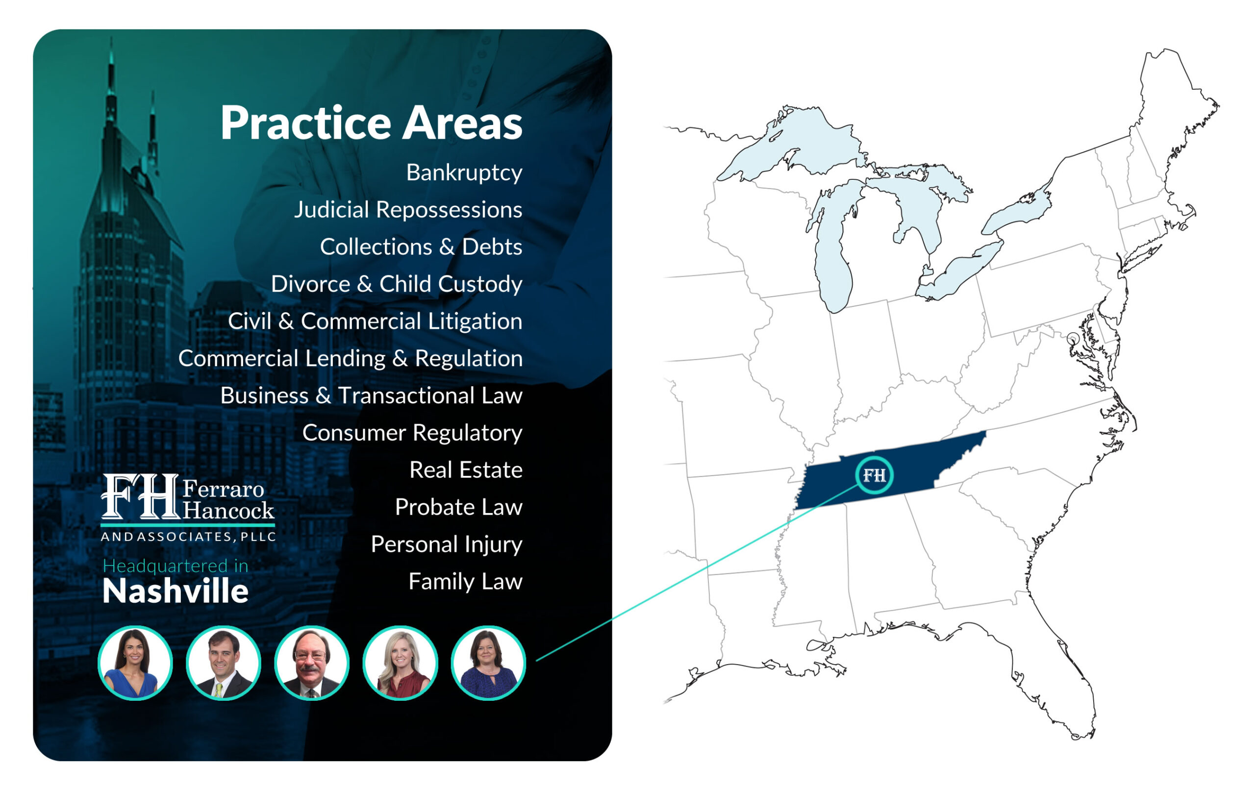 FERRARO HANCOCK AND ASSOCIATES, PLLC Nashville,  Office