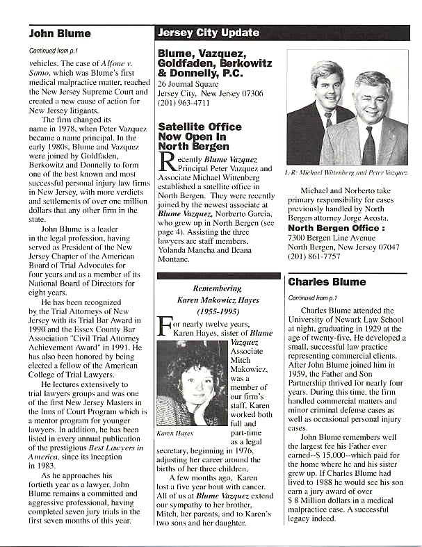 Blume Forte Fried Zerres & Molinari North Bergen, NJ Office