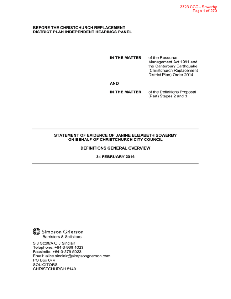 Simpson Grierson Christchurch, New Zealand Office