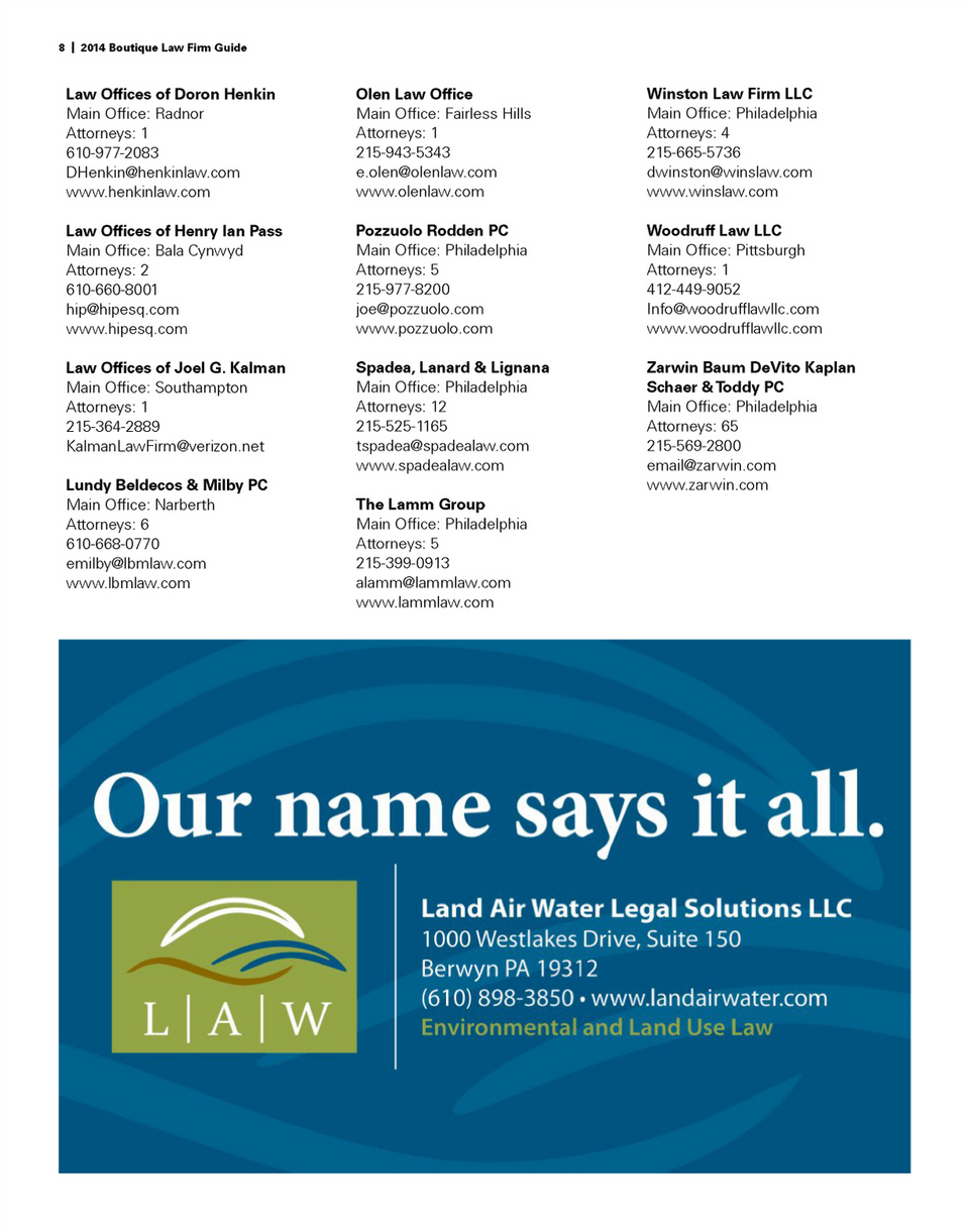 Land Air Water Legal Solutions LLC Berwyn,  Office