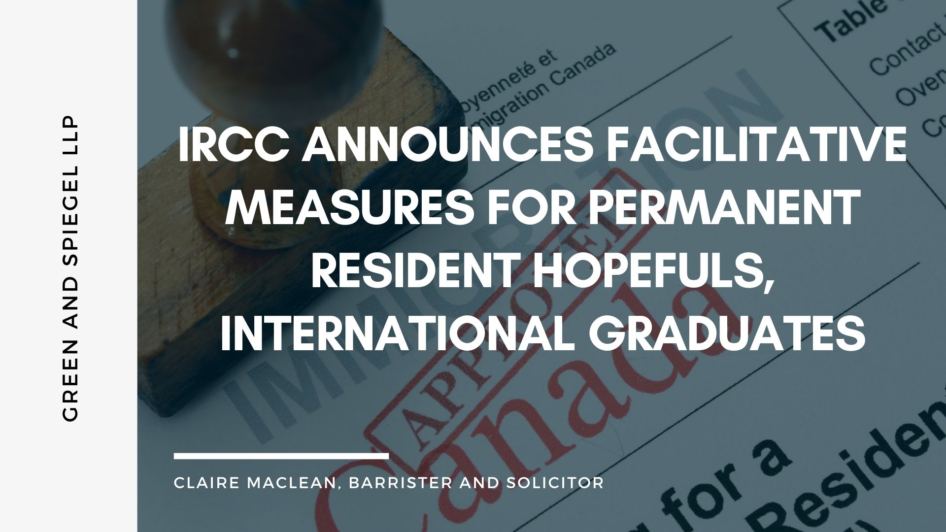 Green and Spiegel LLP Toronto, Canada Office