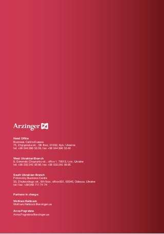 Arzinger Kiev, Ukraine Office