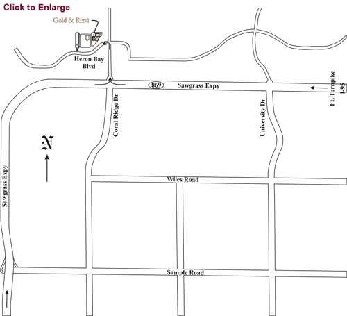 Gold & Rizvi, P.A Coral Springs, FL Office