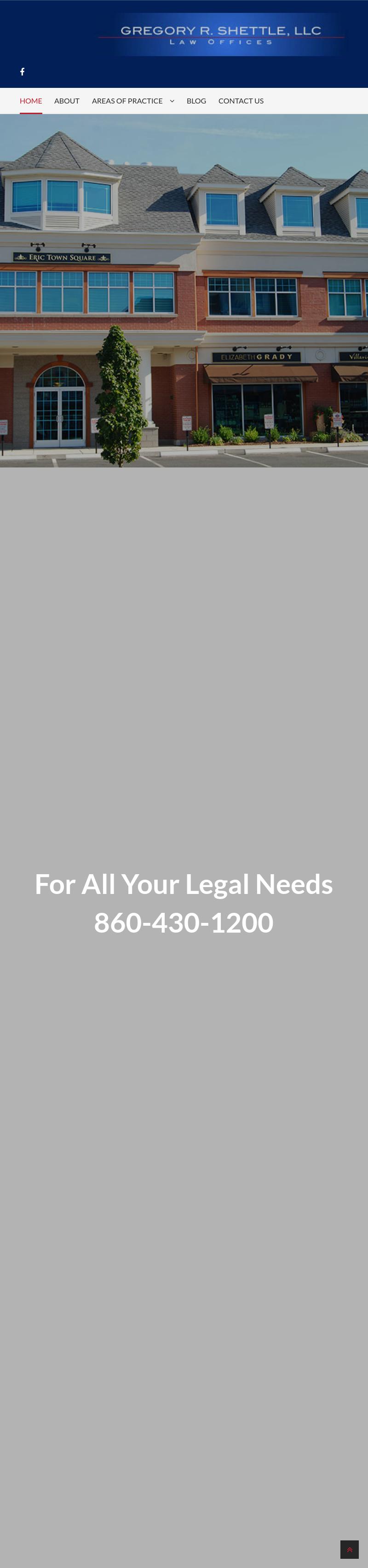 Law Office of Attorney Gregory R. Shettle, LLC Glastonbury, CT Office