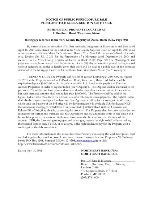 Lambert Coffin Portland, ME Office