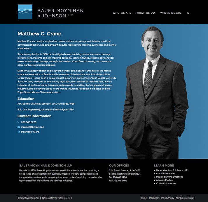 Bauer, Moynihan & Johnson, L.L.P Seattle, WA Office