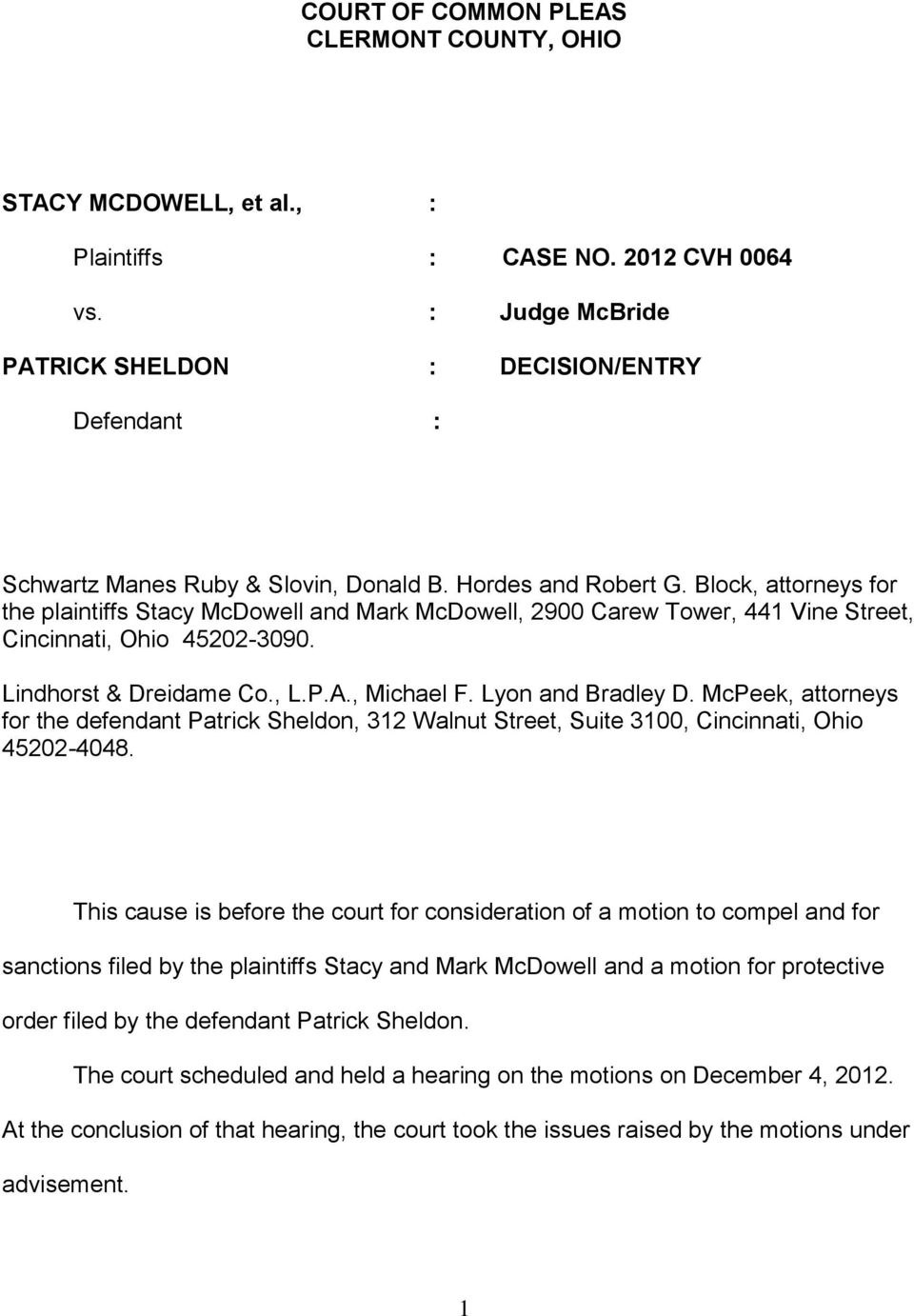 Lindhorst & Dreidame Co., L.P.A Cincinnati, OH Office