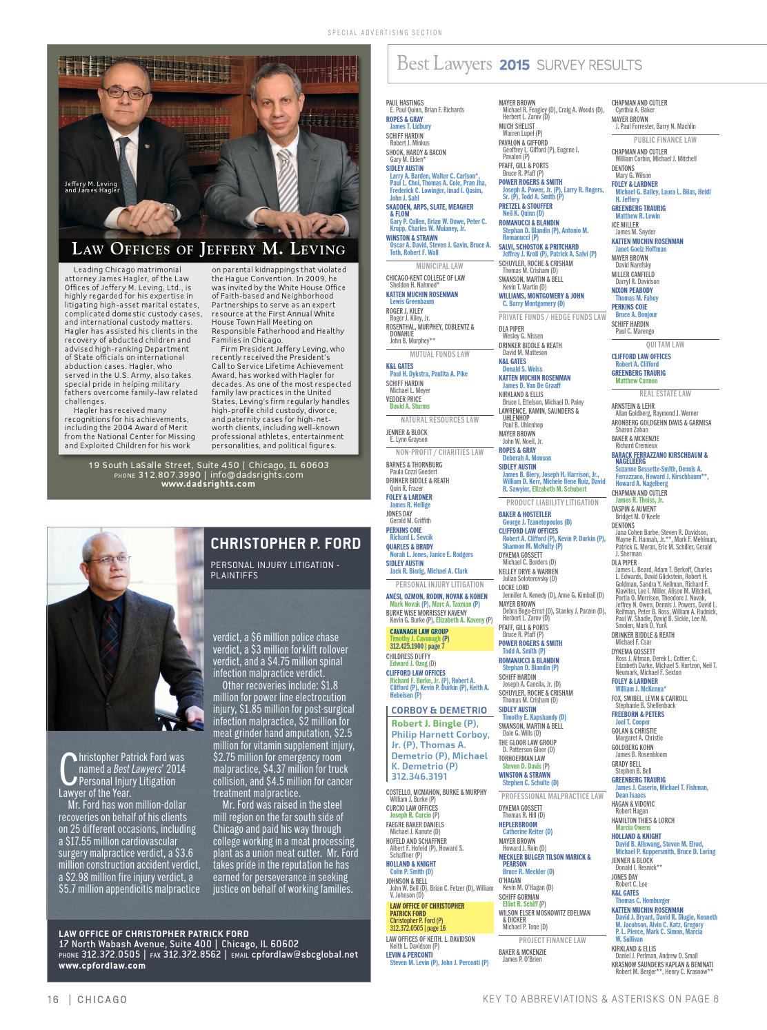 Rosenthal, Murphey, Coblentz & Donahue Chicago, IL Office