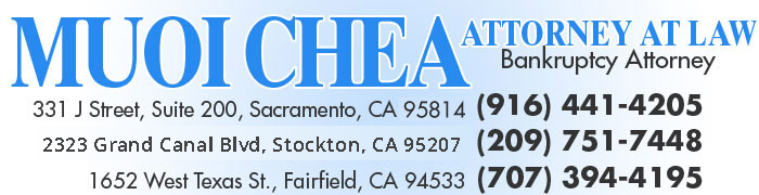 Muoi Chea Bankruptcy Attorney Sacramento,  Office