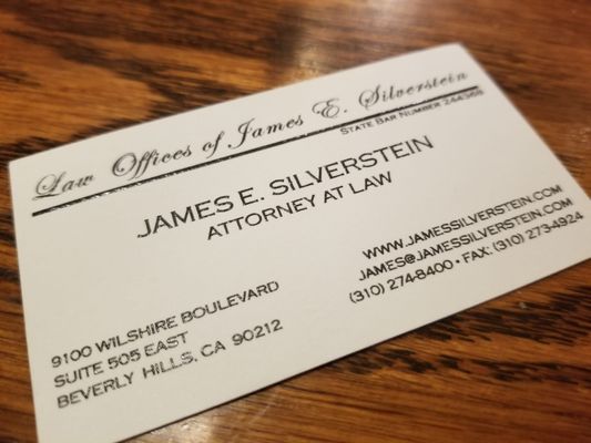 James Silverstein Beverly Hills,  Office