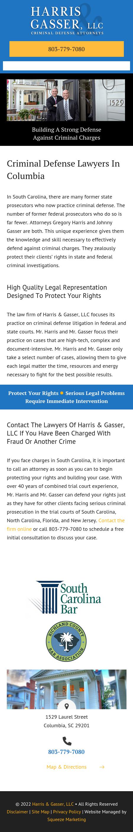 Harris & Gasser, LLC Columbia, SC Office