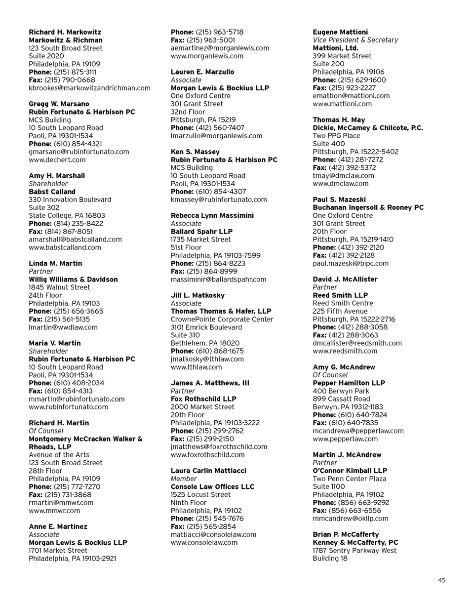 Thomas, Thomas & Hafer LLP Bethlehem, PA Office