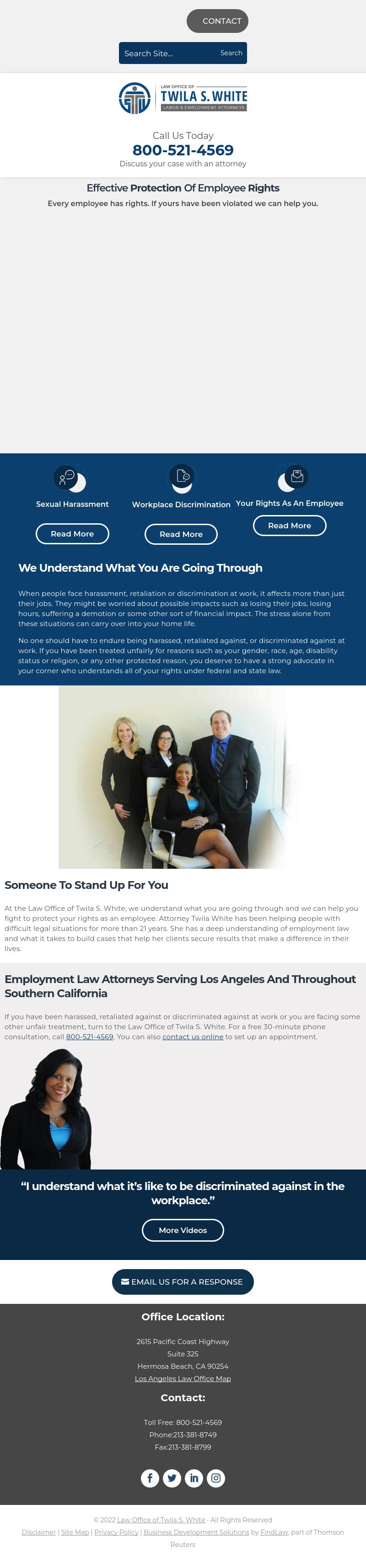 Law Office of Twila S. White Culver City, CA Office