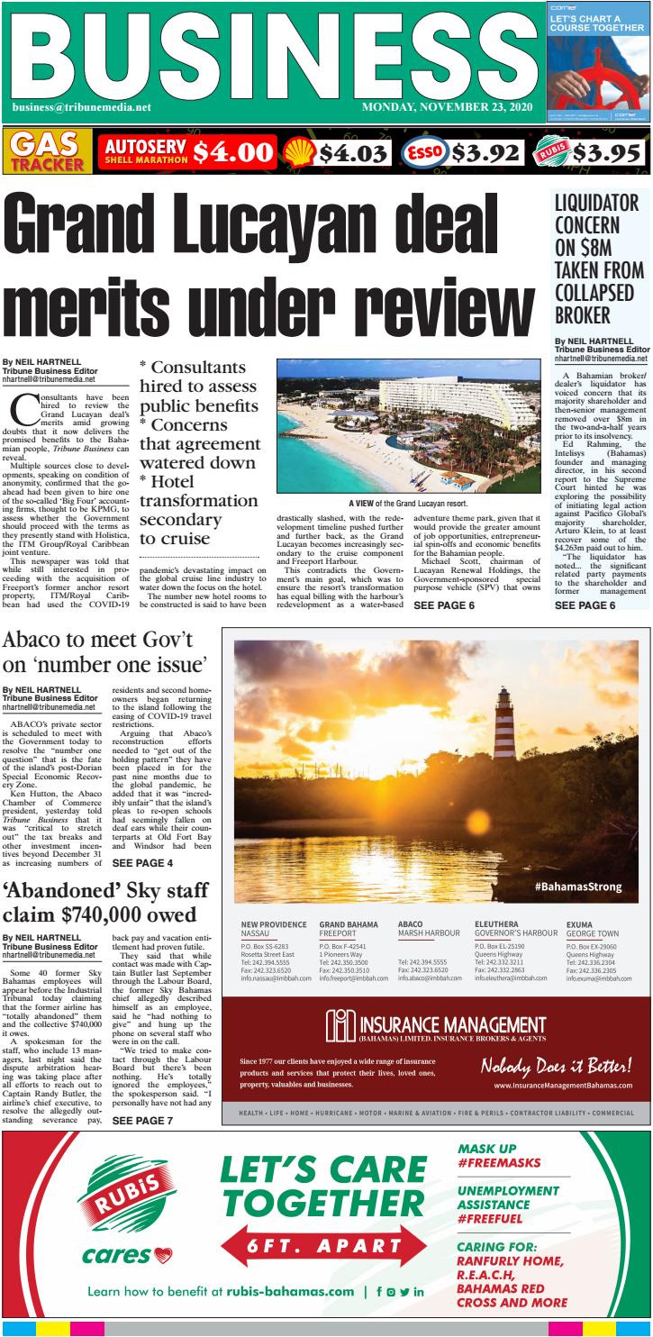 Harry B Sands, Lobosky & Co Nassau, Bahamas, The Office