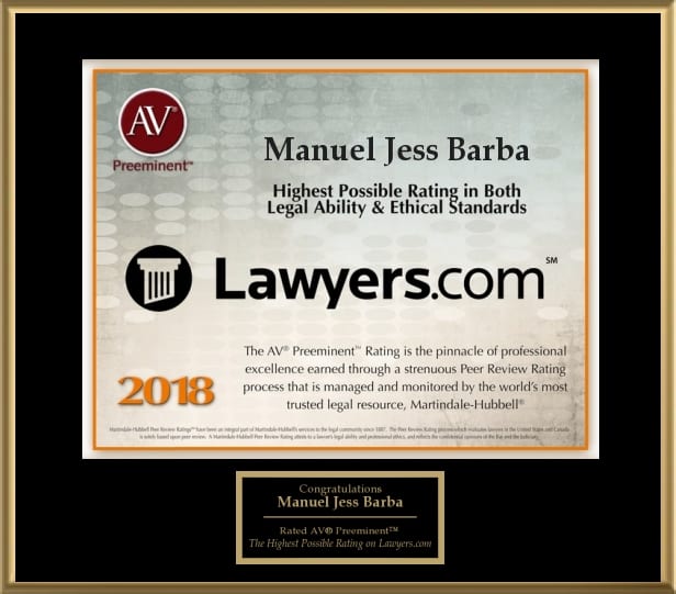 Law Offices of Manuel J. Barba Cathedral City, CA Office