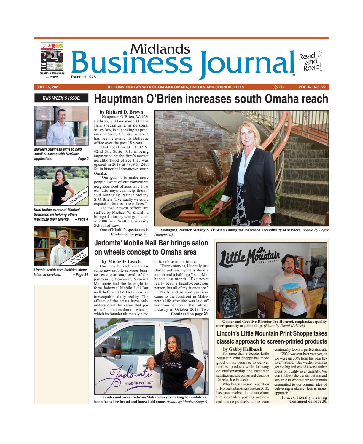 Hauptman, O'Brien, Wolf & Lathrop, PC Bellevue, NE Office