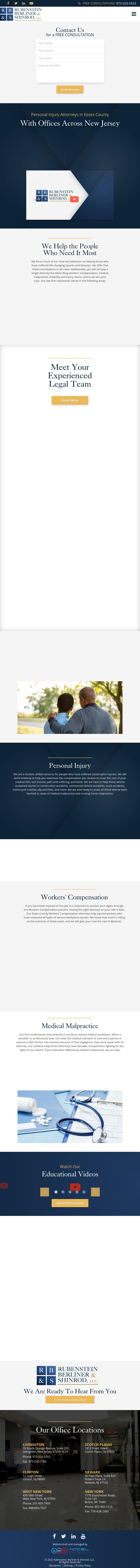 Rothenberg, Rubenstein, Berliner & Shinrod, LLC Newark, NJ Office