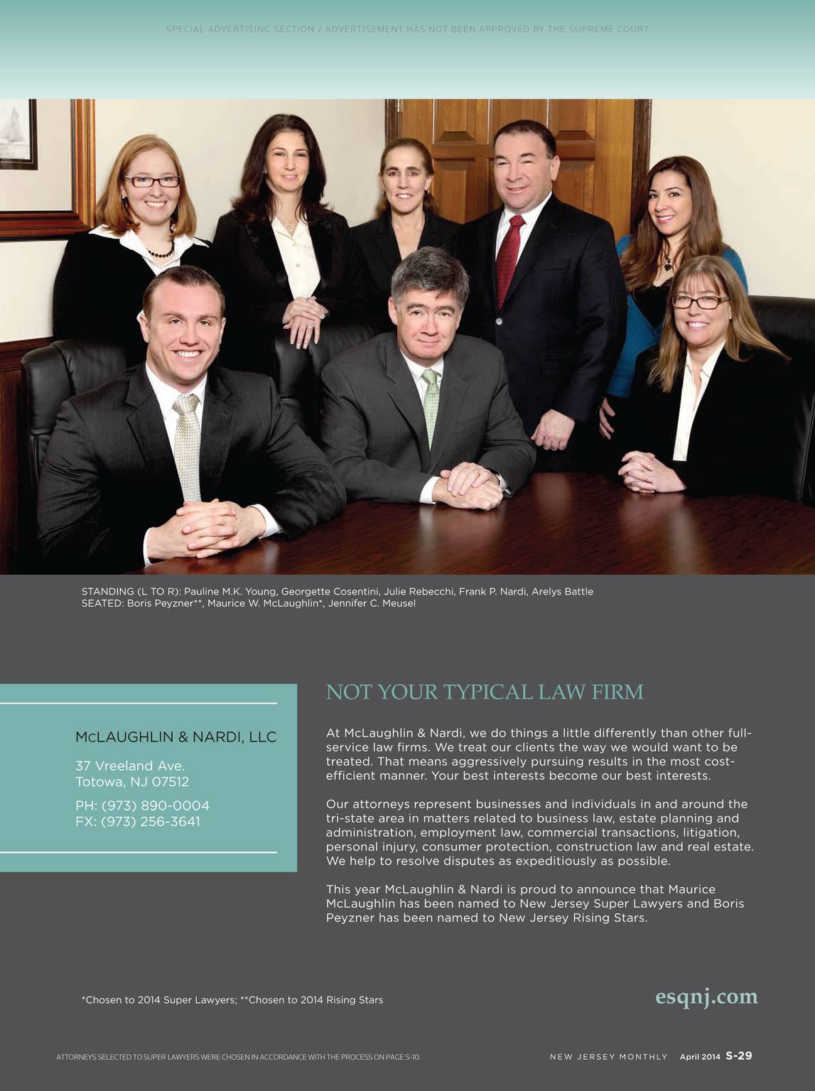 McLaughlin & Nardi, LLC Totowa, NJ Office