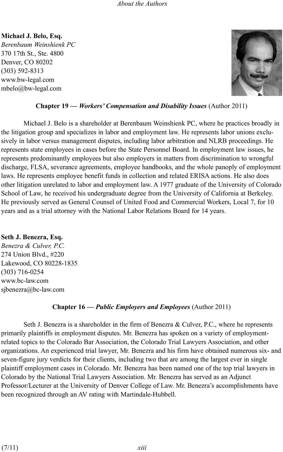 Benezra & Culver Lakewood, CO Office